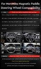 Tdd Carbon Fiber Magnetic Paddle Shifters For Mercedes Benz W205 s205 S213 w213