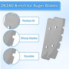 28340 Eskimo Ice Auger Blades Compatible With Eskimo Auger Blades  8 Inch Han   