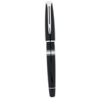 2010 Waterman Charleston Black W rhoudium Trim 18k M Nib Fountain Pen New In Box