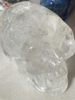 3  Clear Quartz Natural Crystal Carved Skeleton Realistic Healing Skull  sk1343