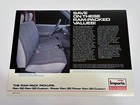 1987 Dodge Ram 50   Power Ram 50  ram Packs  Sales Brochure Excellent Condition