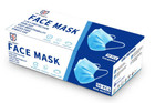 50 100 Pcs Blue Disposable Face Cover 3-ply Filter Breathable Earloop Masks