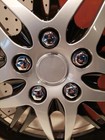 1 X  single  15  Hubcap Wheel Cover Black silver Aftermarket Jh-130 Jh-130-15 