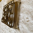 Vintage Solid Brass Adjustable Book Stand 8 75    Wide  3 2lbs  Folds Flat