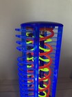 Vintage Blacklight Cd Dvd Holder Rack 90 s Tower Lamp Neon Dna Blue Yellow