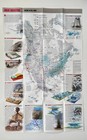 Vintage 1998 National Geographic Natural Hazards North America Map Tornado