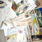 Massive 200  Early 1900s Vintage Photos Postcards Albums Family Soldier Wedding