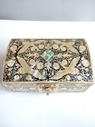 Shin Do Lacquer Ware Cranes Mother Of Pearl Trinket Jewelry Box