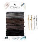  Leather Cord For Jewelry Making Leather String 3mm Classic Earth Tone Color