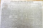 1814 Washington Dc Newspaper W Ad- Runaway Female Slave From Alexandria Virginia