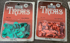 Vintage Sequins Trims Lot 6 Packs Craft House Ornaments Costumes Craft Sequin
