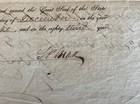 Salmon P  Chase 1858 Document Signed As Governor Of Ohio - Supreme Court
