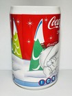Coca Cola Can Polar Bear Ceramic Cookie Jar Christmas Canister Ice Cold 2004 Vtg