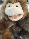 Folkmanis Long Tail Monkey Hand Puppet Toy 9  Plush Brown Full Body Folktails