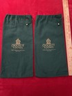 Crockett   Jones Green Shoe Dust Bags One Pair Of 2 Bags Euc
