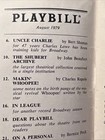 Playbill  The National Theatre Magazine  Vintage  1979  W annie On The Cover 