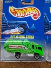 Hot Wheels 1995 Blue Card Or Recycling Trucks Set Of 2