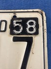1958 Rhode Island License Plate - Original Old Vintage Antique Auto Car Tag