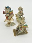 Lot Of 3 Vtg 1995 Enesco Starlight Starbright Unicorn Figurines Rainbow Cowboy