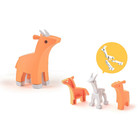 Half Safari  Impala   Bundle Adult And Baby   Magnetic Half Toy For Kids