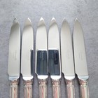 Christofle Rubans 6pcs Flatware Silverplate Fruits Knife Near Mint