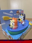 Bluey Pull And Go Canoe Bath Toy Tomy Toomies