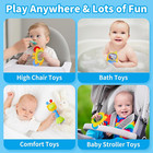 3pcs Baby Rattles Toy Set  Baby Toys 0-6 Months Infant Toys 6-12 Months Teethers