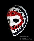 Ice Hockey Mask Goalie Helmet Wearable Decor Montreal Ken Dryden Worn-out G43