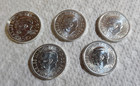 2023 Royal Mint Great Britain Britannia 1 10 Oz  999 Silver Coin lot Of 5 