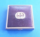 Vintage Gold Tone Signed Gucci Pill Box