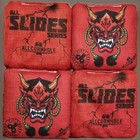 All Slides Cornhole Bags Resin Filled double Sided custom logo allcornhole -new