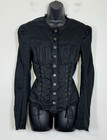 Vintage Betsey Johnson Top Lace Up Western Ren Fair Gothic Vampire Steampunk