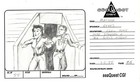 Mark Simon Signed Seaquest Dsv Hand Drawn Production Storyboard Page  ms