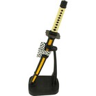 Bladesusa - Yellow Samurai Sword Letter Opener With Display Stand