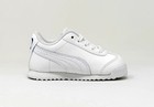 Puma Sf Roma Synthetic Leather Babies Infants Toddler Girl Boys White Blue Shoes