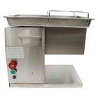 Used  110v 650w Stainless Steel Meat Cutter Electric Slicer 5mm Blade 200kg h