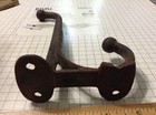 Antique Cast Iron 8  Horse Tack Rack Saddle Harness Hook Barn Farm