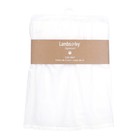 Lambs   Ivy Signature White Cotton Voile Ruffled Crib Skirt