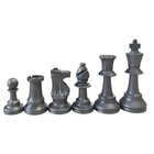 Plastic Chess Set Pieces - Tournament Size 3 3 4  King - Pick Two Colors   2xqs