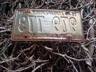 1968 Illinois License Plate 979 773 Land Of Lincoln 