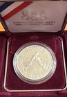 1988 U s  Mint Proof Olympic Coin Set - Silver Dollar W box   Coa