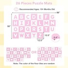 26 Pcs 12 5    X 12 5    Interlocking Abc Play Mats W detachable Letters For Kids