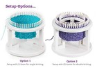 Authentic Knitting Board  rotating  Double Knit Loom  Double Knit Rotating Base