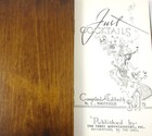 Vintage 1939 Just Cocktails Mixology Bar Drink Mix Recipe Cookbook Wooden Cover