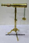 Vintage Brass Telescope Antique Collectible Telescope With Nautical Brass Stand