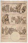 1919 Soviet Propaganda Russian Civil War Comic Strip Poster Print Wall Art