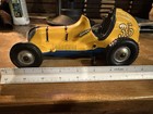 Vintage Roy Cox Thimble Drome Champion Tether Car Yellow And Blue Santa Ana Ca