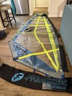 Maui Freedom Slalom Wing 4 4 Windsurfing Sail Green And Blue With Case