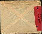 Palestine Tel Aviv To Harrison Usa Meter Postage Censored Cover 1941 Wwii