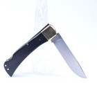 Vtg Nos Rare German Carl Schlieper Wood Lockback Hunting Folding Pocket Knife